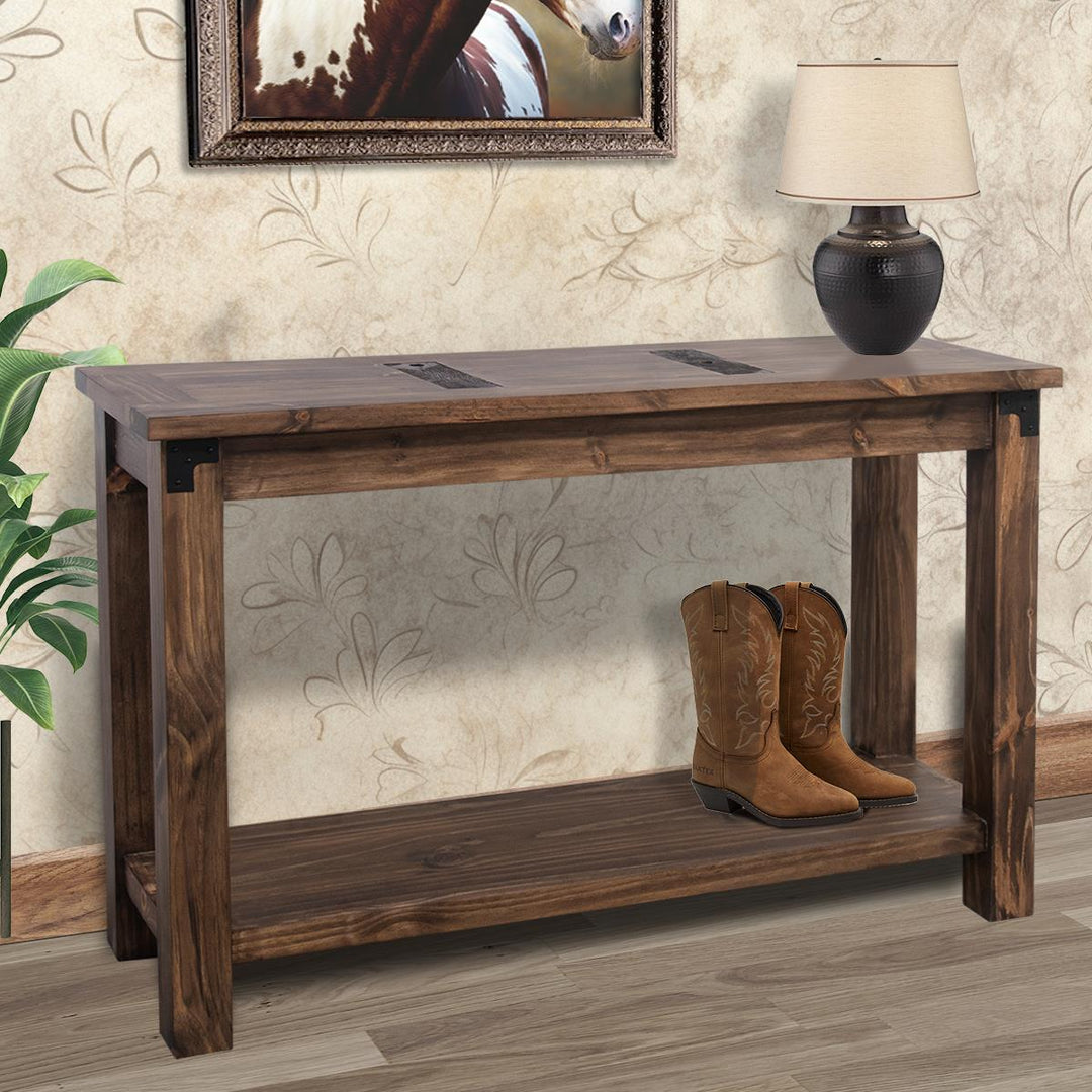Riverside Dark Walnut Sofa Table